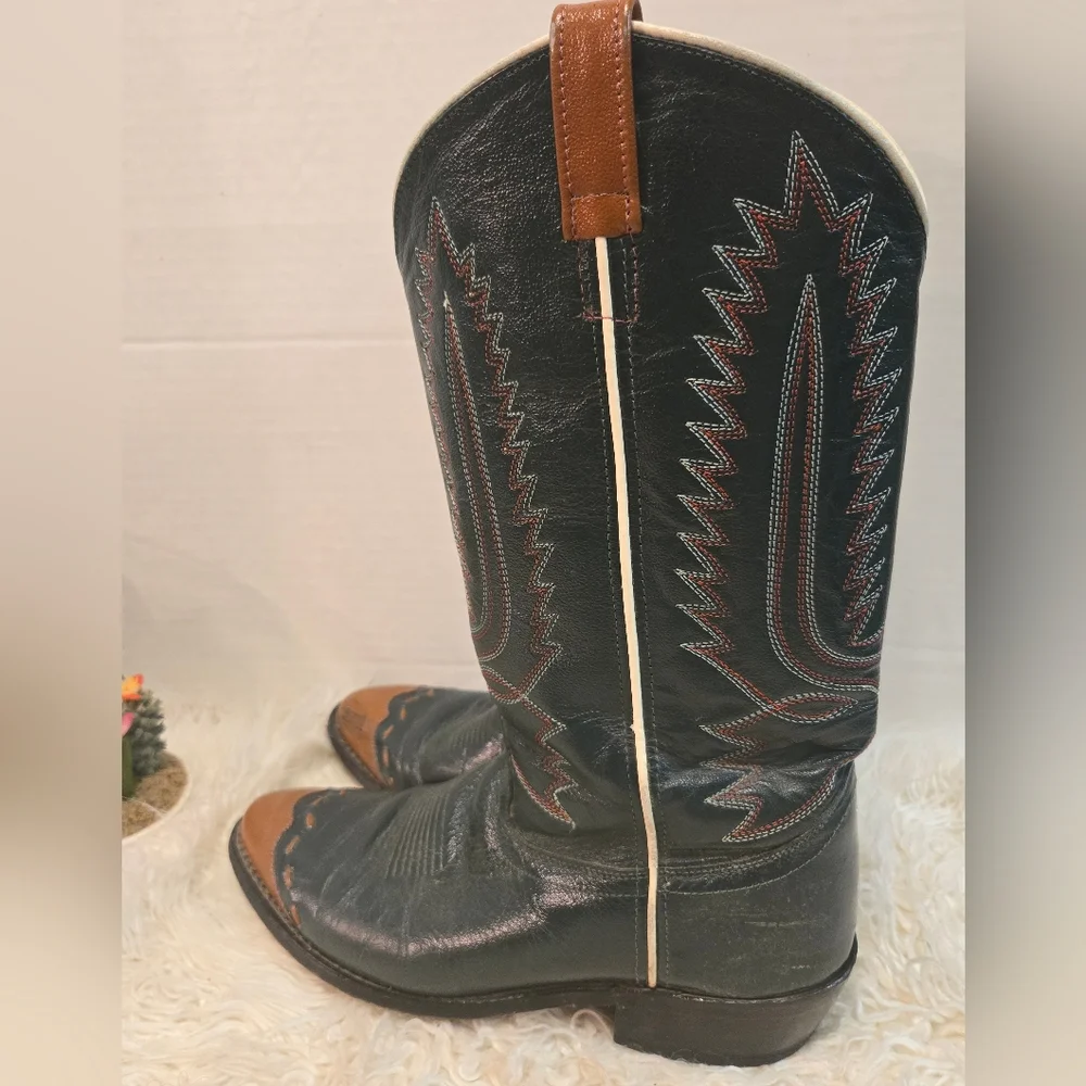 VINTAGE COWBOY BOOTS - Picture 10 of 16